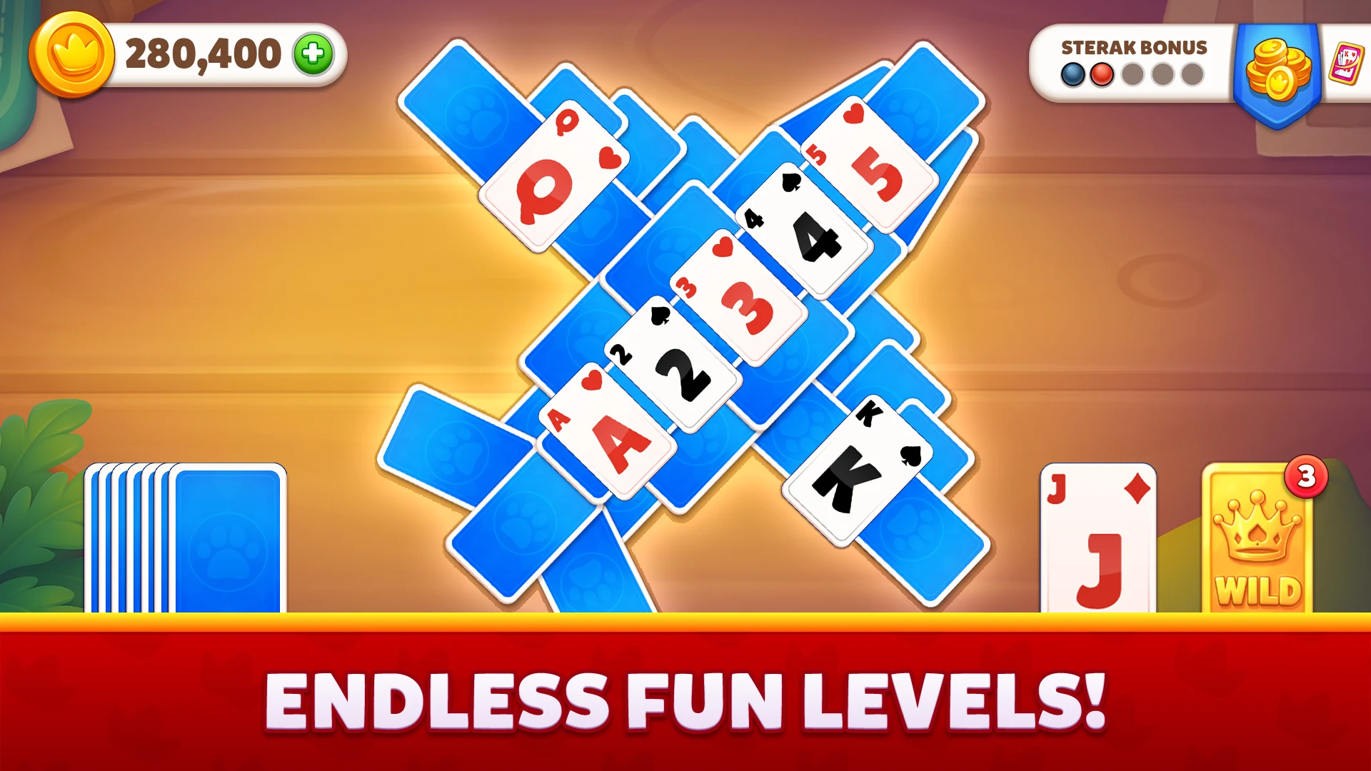 Royal TriPeaks Solitaire Fun screenshot